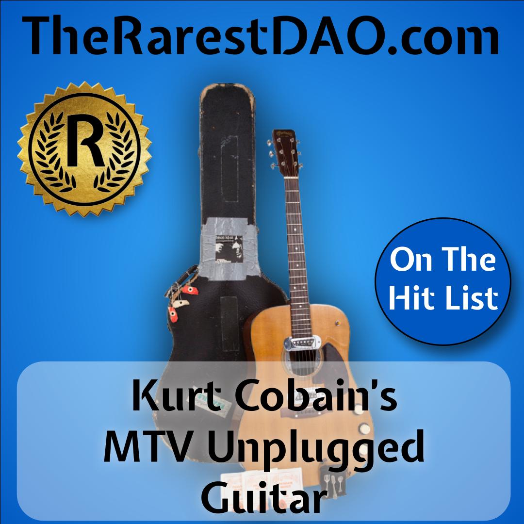 Kurt Cobain’s MTV Unplugged Guitar