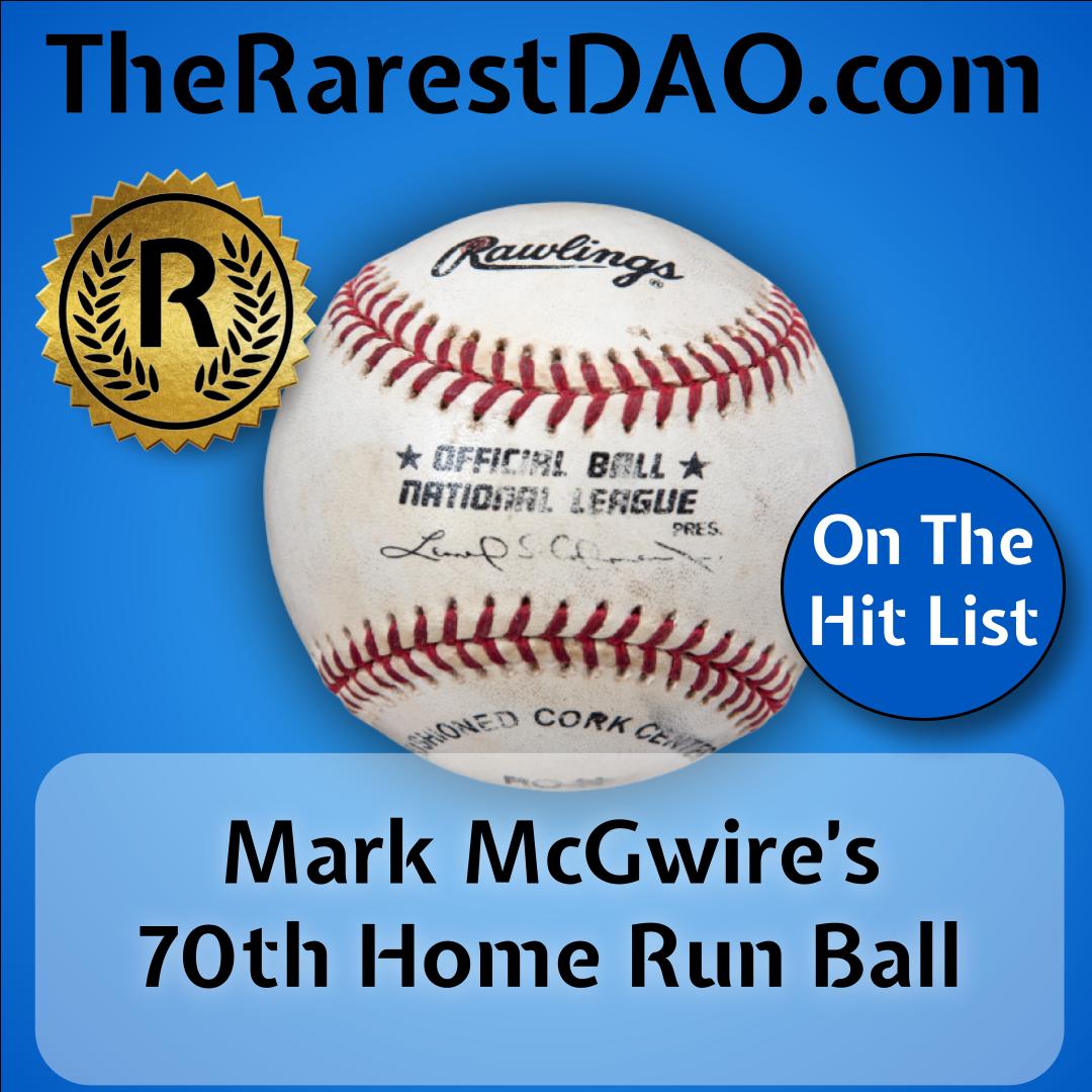 Mark McGwire's Home Run Ball
