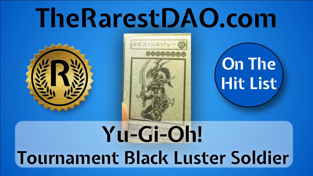 How much is the Tournament Prize Black Luster Soldier card wor  How  much is the Tournament Prize Black Luster Soldier card worth from 1999?  Watch the full video 12 most expensive