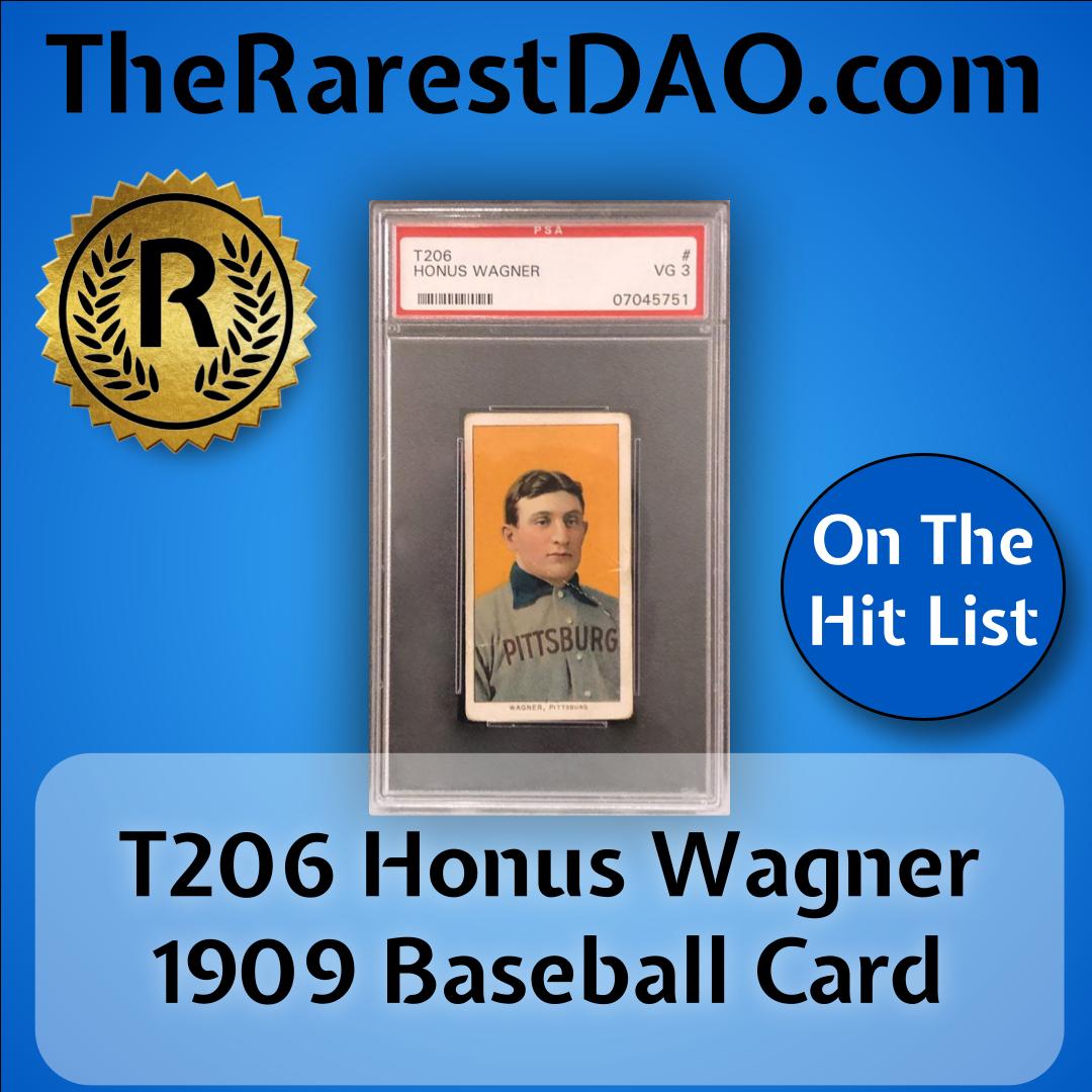 T206 Honus Wagner 1909 Baseball Card