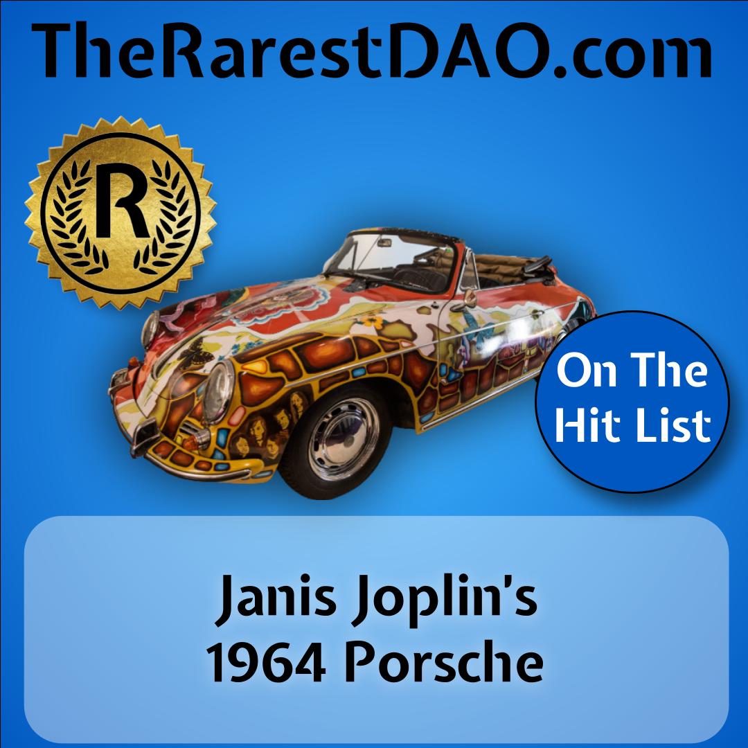 Janis Joplin 1964 Porsche