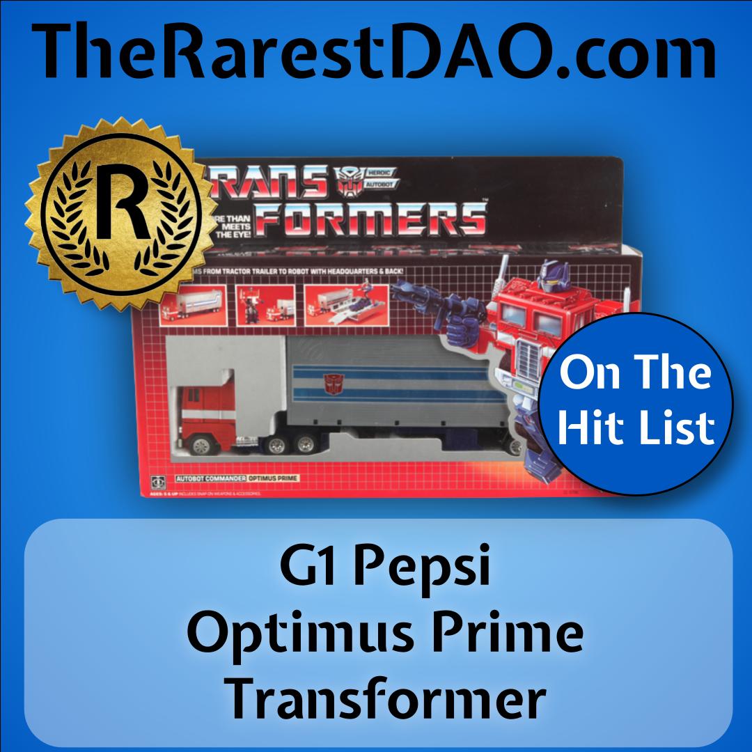 G1 Pepsi Optimus Prime Transformer