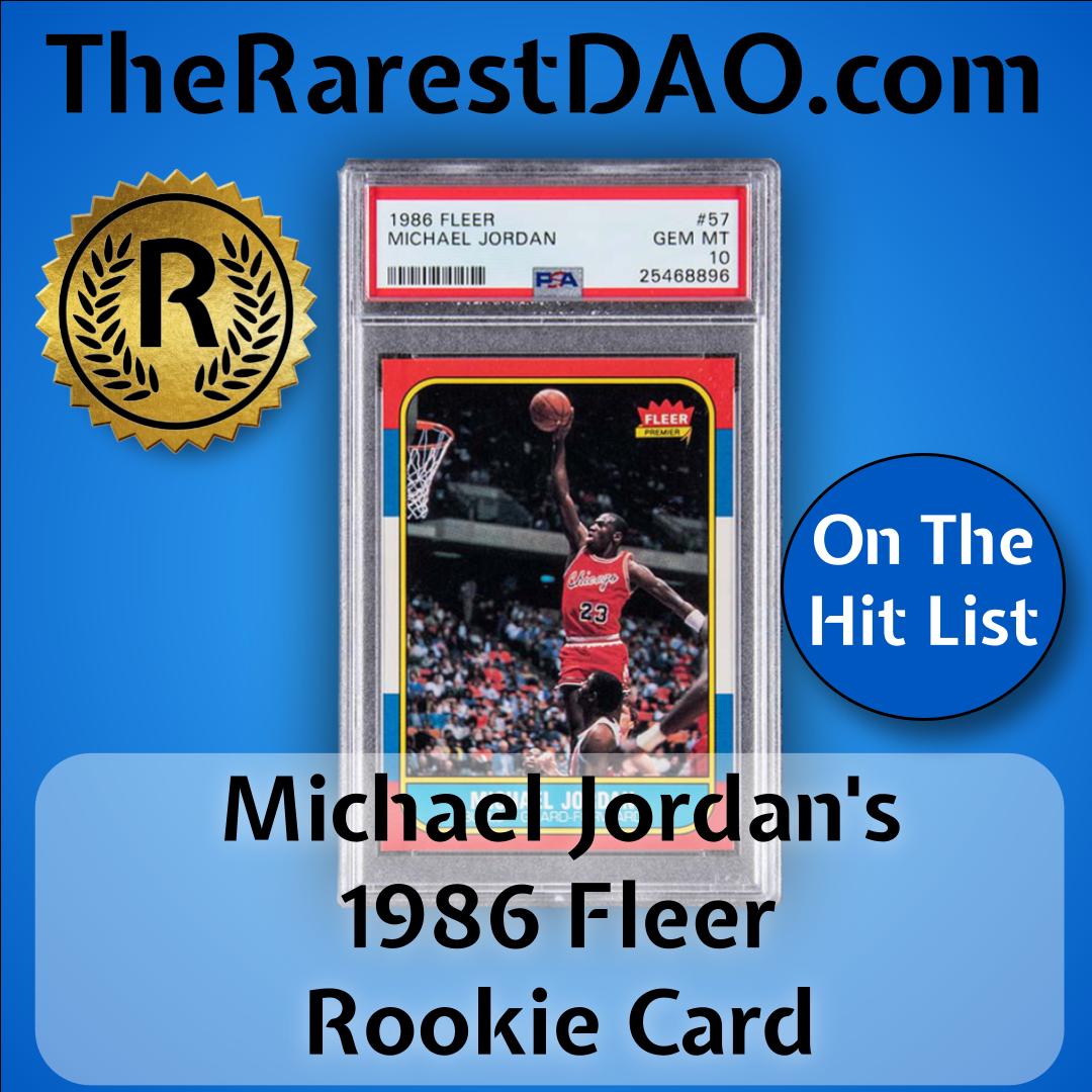 Michael Jordan's 1986 Fleer Rookie Card