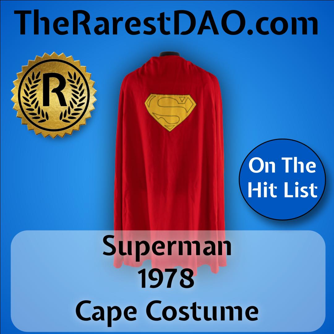 Superman 1978 Cape Costume