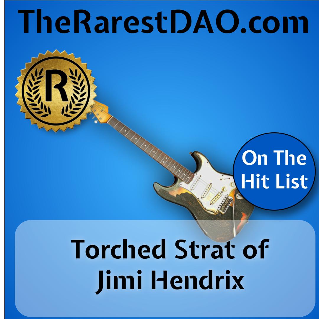 Torched Strat of Jimi Hendrix