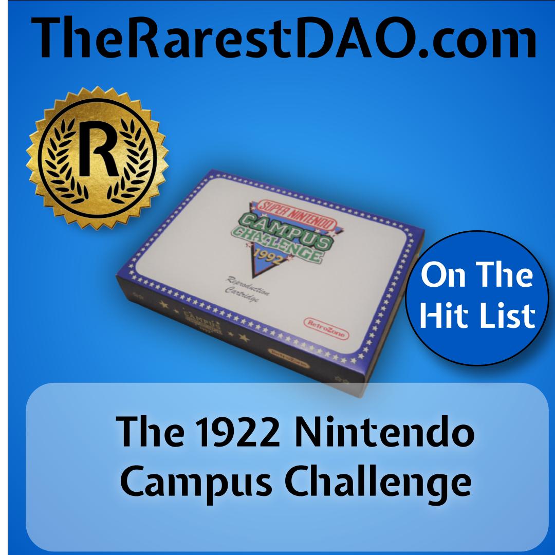 The 1992 Nintendo Campus Challenge 